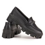 Mocassim Tratorado Preto Tenehi Feminino