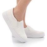 Slip On Tenehi Sintético Branco casual