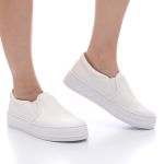 Slip On Tenehi Sintético Branco casual