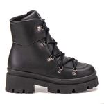 Bota Tratorada Preto Cadarço Corda Tenehi