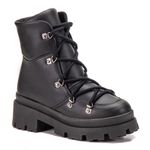 Bota Tratorada Preto Cadarço Corda Tenehi