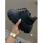 Tênis Tenehi All Black Plataforma Chuncky