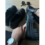 Mocassim Tratorado Preto Tenehi Feminino