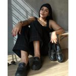 Mocassim Tratorado Preto Tenehi Feminino