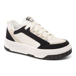 Tênis Casual Street Tag Branco e Preto