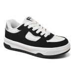 Tênis Casual Elevate Preto e Branco