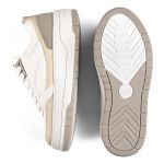 Tênis Casual Harmony Branco Champanhe Taupe