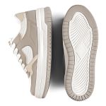 Tênis Casual Elevate Branco Taupe Colors