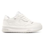 Tênis Casual Elevate Branco e Prata