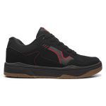 Tênis Casual Street Fusion Preto Vermelho e Latéx