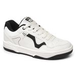 Tênis Casual Street Fusion Branco e Preto