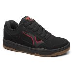 Tênis Casual Street Fusion Preto Vermelho e Latéx