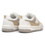 Tênis Casual Street Classic Branco Taupe e Bege