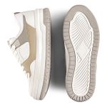 Tênis Casual Street Classic Branco Taupe e Bege