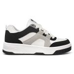 Tênis Casual Street Sombra Branco e Preto 