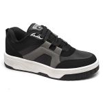 Tênis Casual Street Sombra Preto e Branco