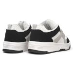 Tênis Casual Street Sombra Branco e Preto 