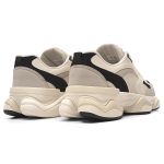 Tênis Casual Stride Logus Champanhe e Preto