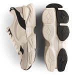 Tênis Casual Stride Logus Champanhe e Preto