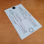 Gráfico Aura Humana Corpo Humano - Aura Sutis - Corpos Sutis PS PVC