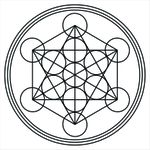 Gráfico Cubo de Metatron PS PVC