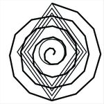 Gráfico Espiral Cósmica PS PVC