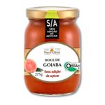 DOCE ORGÂNICO DE GOIABA SEM ADIÇÃO AÇÚCAR - NOVOCITRUS - 275G 