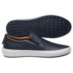 12051LCS-on masculino em couro. Forrado em couro fino Azul