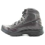 286AT-Bota Coturno estilizado militar emborrachado na cor cafe