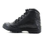286AT-Bota Coturno estilizado militar emborrachado na cor preto