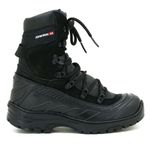 289AT-Bota Coturno tático militar de couro robusto segurança e conforto na cor preto nbk