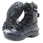 289AT-Bota Coturno tático militar de couro robusto segurança e conforto na cor preto latego