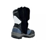 952AT-Bota Cano Alto Motociclismo Couro Legítimo – Palmilha com 9cm de Altura branco alvejado