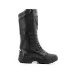 297AT-Bota motociclista robusta super resistente a água (chuva) em couro legítimo 