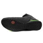 Tenis Motociclista Cano alto Couro forro tex espumado 311AT Preto Verde