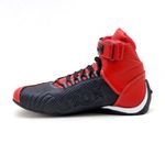 Tenis Motociclista Cano alto Couro forro tex espumado 311BAT Vermelho