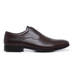 4300LCS-Sapato Social Masculino couro, forrado em couro fino Marrom