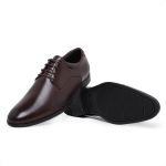 4300LCS-Sapato Social Masculino couro, forrado em couro fino Marrom