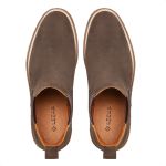 4105LCS-Botina Urbana Chelsea Masculina Novara couro forrada Marrom