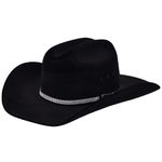 A0180CLAF-Chapéu Feminino estilo Americano em feltro export Preto