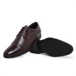 4301LCS-Sapato Social Masculino couro forrado couro fino Marrom