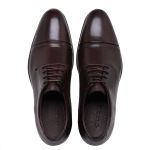 4301LCS-Sapato Social Masculino couro forrado couro fino Marrom