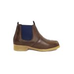 551601KPKNSASCFE-Botina Infanto-Juvenil 23ao36 Confort couro nobre Azul