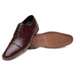 60413TW-Sapato Social Masculino feito a mão em couro Loafer premium 60413 Marrom