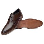 60020TW-Sapato Social Masculino feito a mão em couro Loafer premium 60020 Marrom