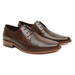 54214TW-Sapato Social Masculino feito a mão em couro Loafer premium 54214 Marrom