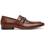 58851TW-Sapato Social Masculino feito a mão em couro Loafer premium 58851 Marrom