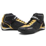 315AT Tenis Performance de couro, p/motociclista, Kart 315A Amarelo