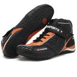 315BAT Tenis Performance de couro, p/motociclista, Kart 315B Laranja