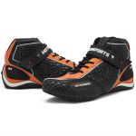 315BAT Tenis Performance de couro, p/motociclista, Kart 315B Laranja